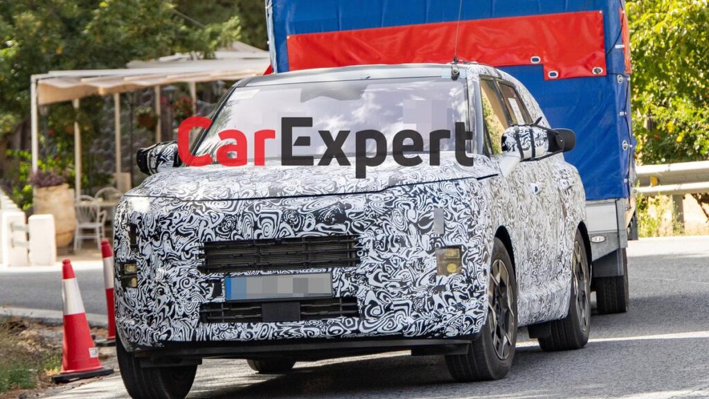 2027 Kia Sportage spied testing with more angular look