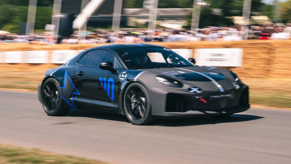 2027 Alpine 110 revealed as a sculpture