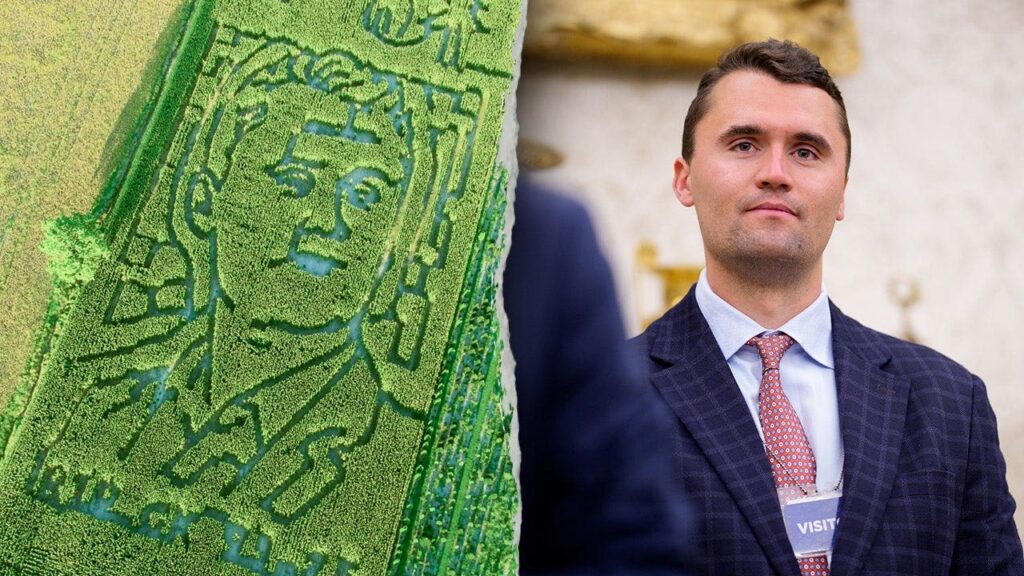 Indiana farm defends Charlie Kirk corn maze amid one-star backlash