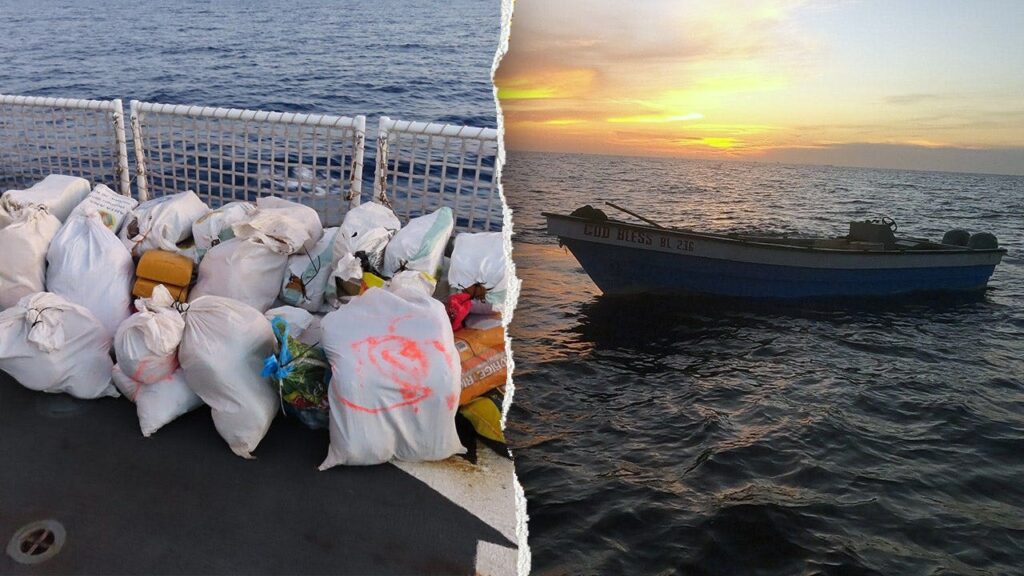 U.S. Coast Guard recovers over 2,000 lbs of marijuana in drug bust