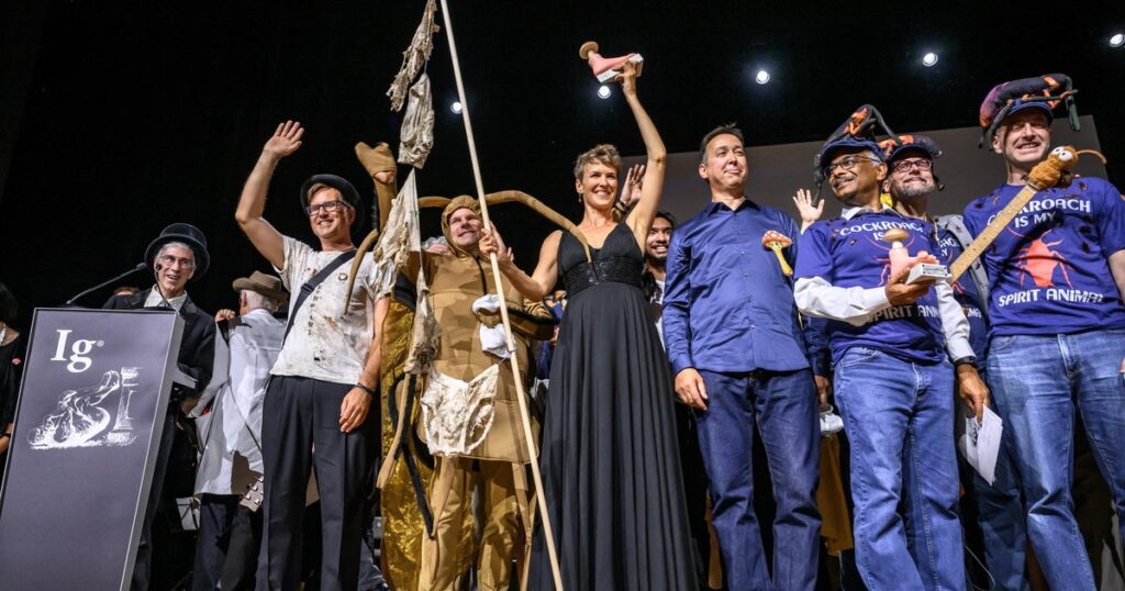 Ig Nobel prizes go to scientists studying cockroach milk, nose-blowing, buried underwear, more