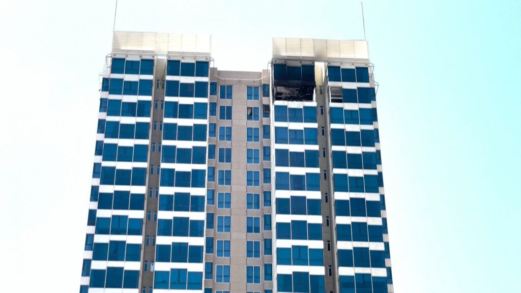 Iranian drone damages residential building in Kuwait City | US-Israel war on Iran