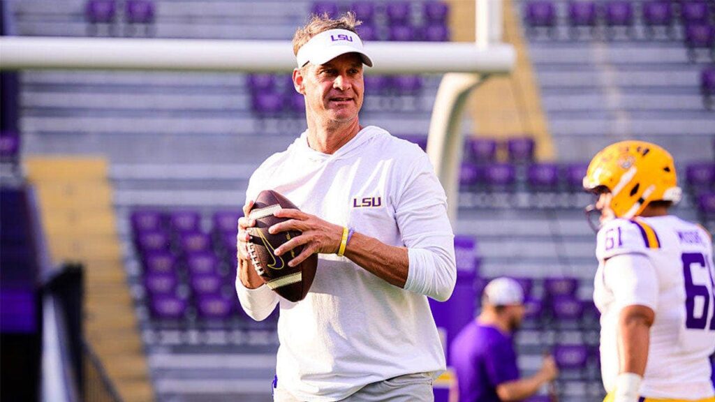 Lane Kiffin urges LSU fans to show up for Louisiana Tech game, tells them to start drinking at 7AM