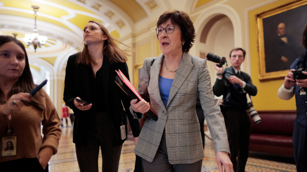 Susan Collins dismisses FBI bribery probe report as political smear