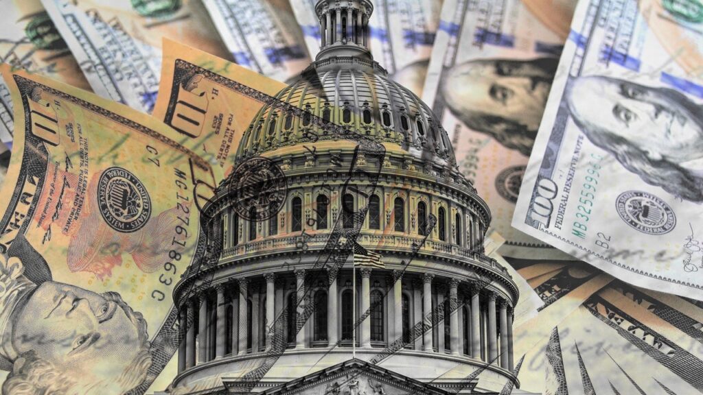 Where every $100 in federal spending goes and how much is borrowed