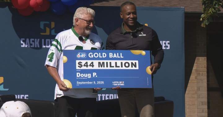 ‘First thing I thought of was the truck,’ says $44M Saskatchewan lotto winner