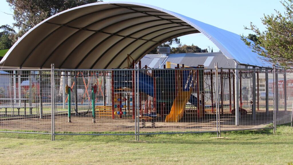 Swings and roundabouts: Narrogin’s Lions Park to reopen after installation of rubber soft-fall surface
