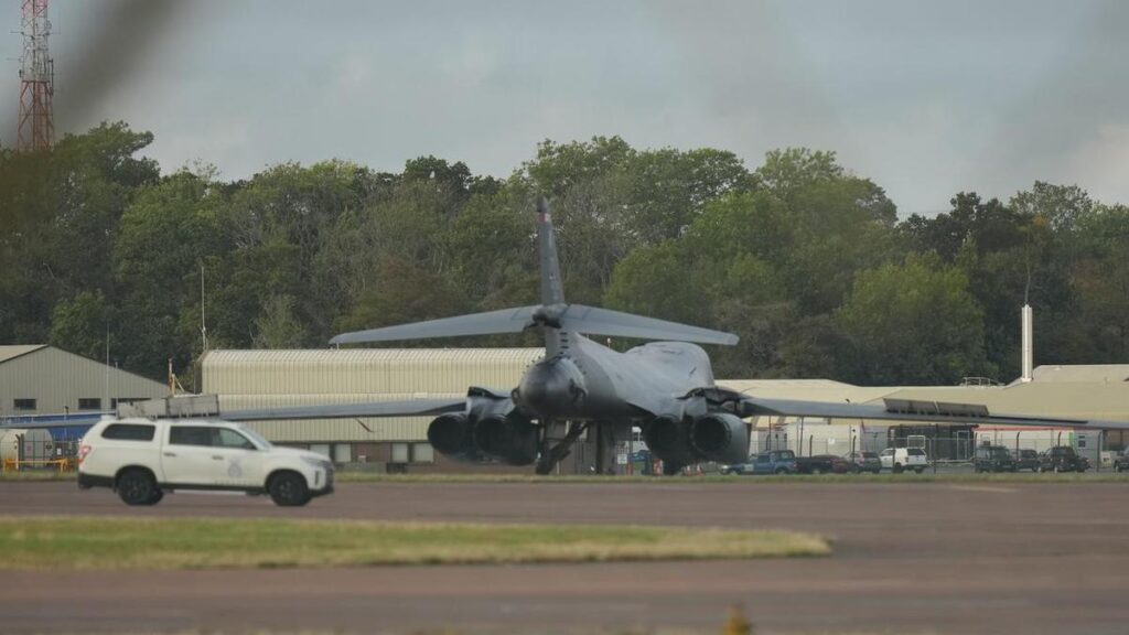Two appear in UK court over RAF Fairford incident