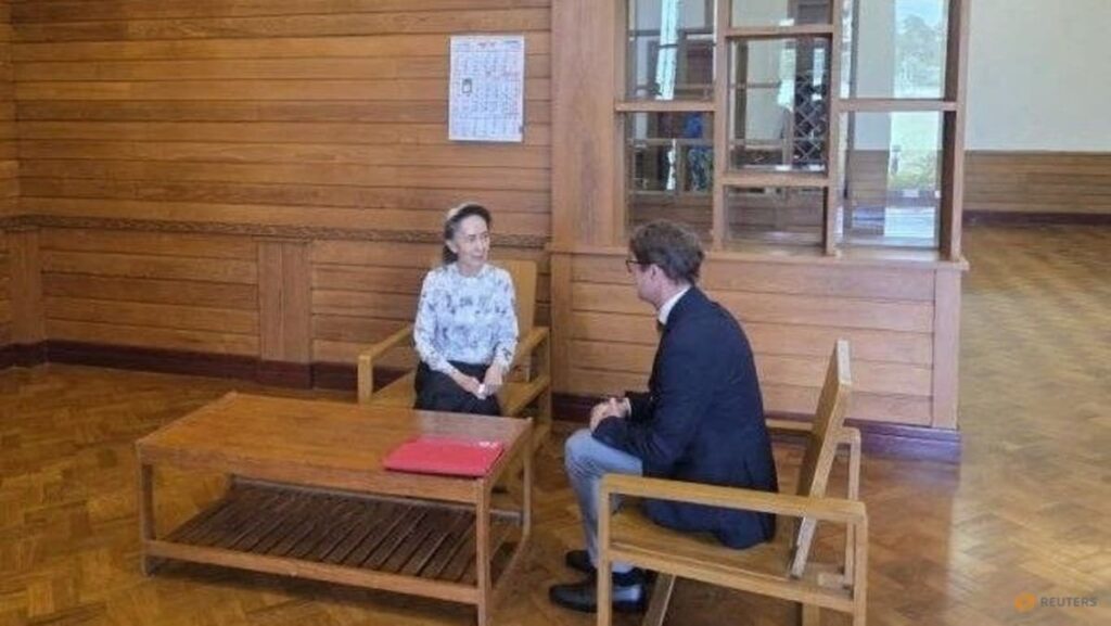 Son of Aung San Suu Kyi says had first call in five years