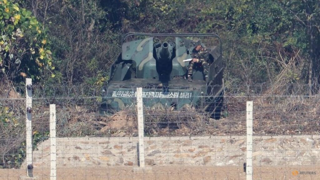 North Korean artillery pointed south stirs concern at border observatory