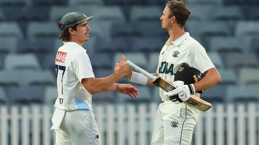 Sheffield Shield: Joel Paris defies hamstring injury to bat WA to remarkable draw against NSW