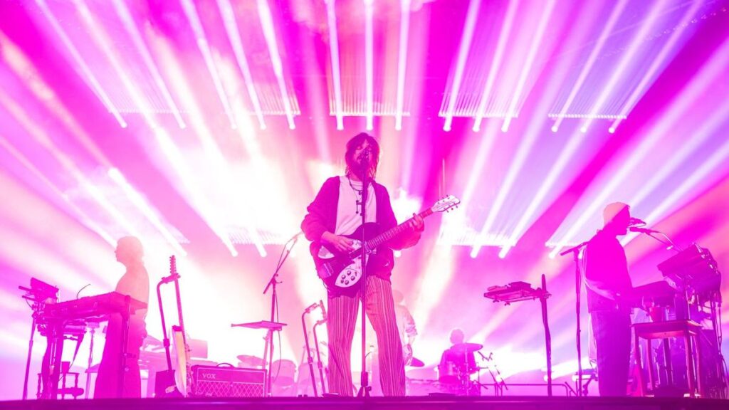 Tame Impala: Kevin Parker’s band delivers Dockers love, old favourites and mega light show at RAC Arena