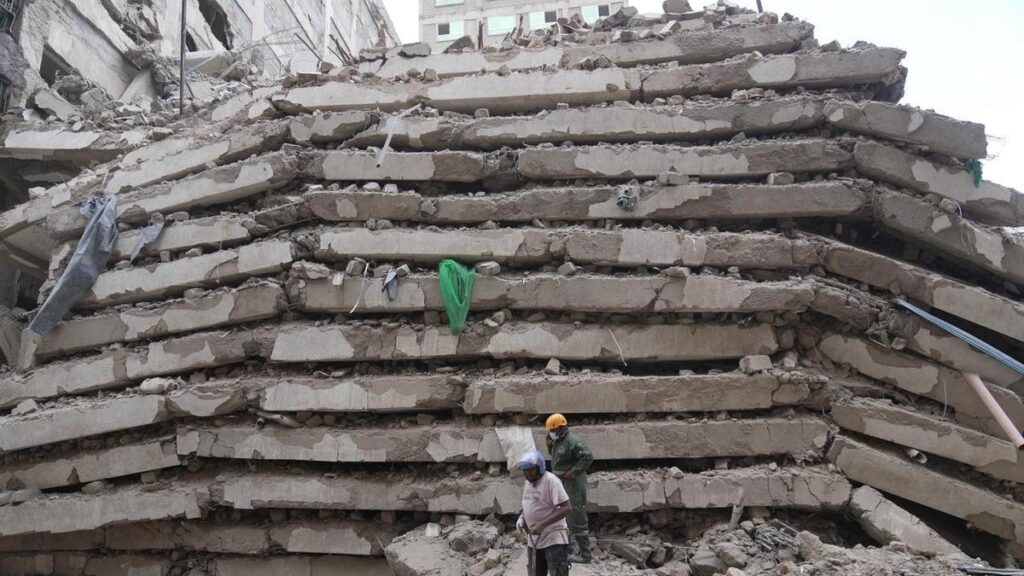 Many feared trapped as building collapses in Kenya