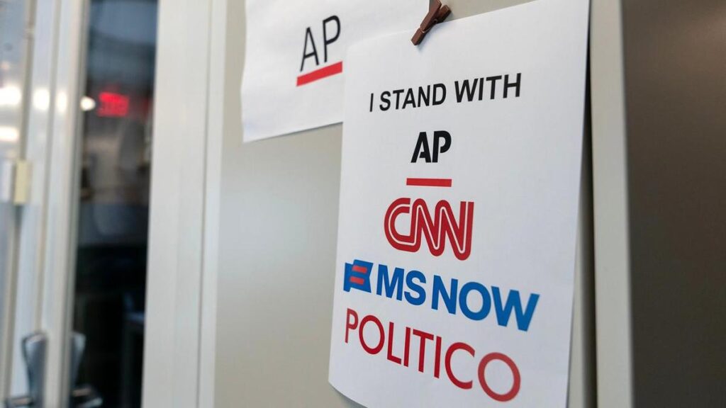 White House access for CNN, MS NOW, Politico extended