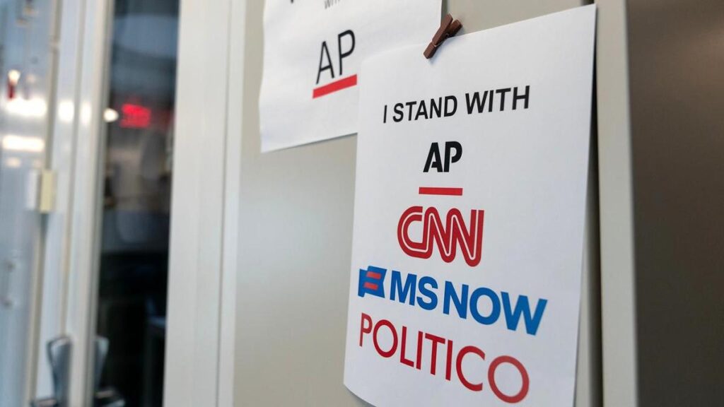 White House access extended for CNN, MS NOW, Politico