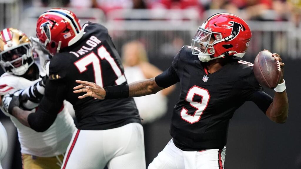 Falcons fly to stun 49ers, McCarthy's new era begins