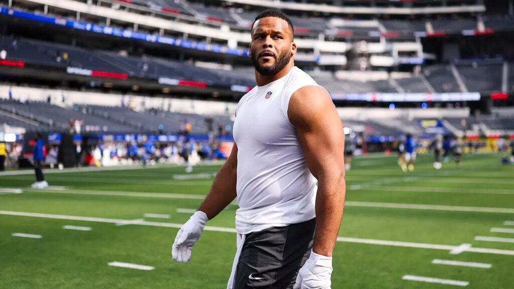 Rams lose Aaron Donald to back soreness for Eagles game, Sean McVay says he’s protecting star ‘from himself’