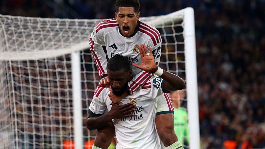 Real Madrid come from 3-1 down to beat Roma on Champions League travels | Football