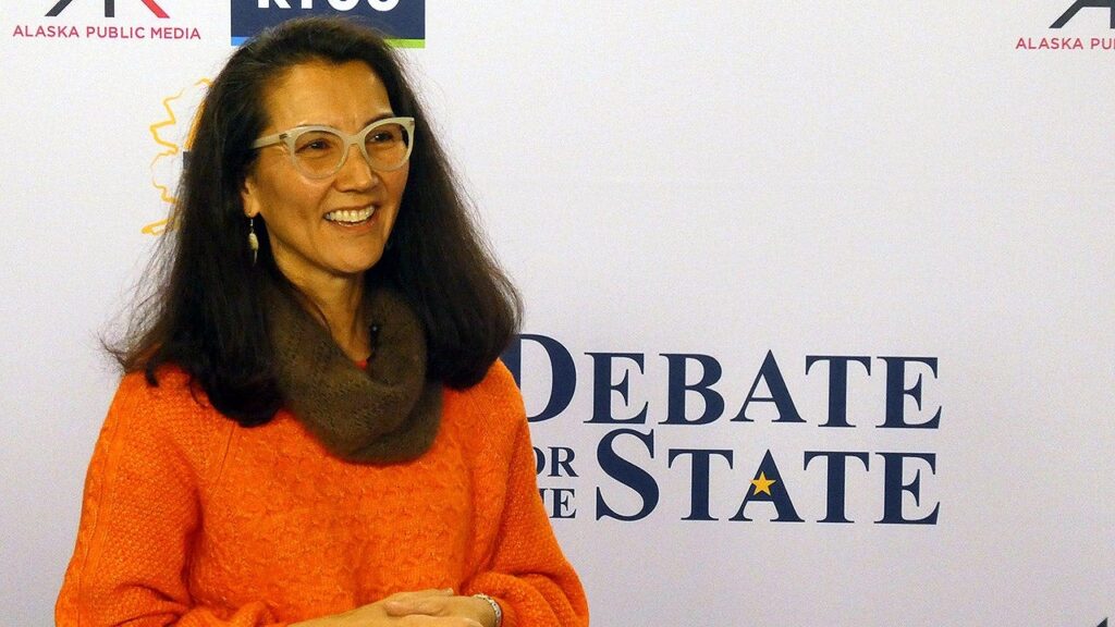 Mary Peltola mocked for using cue cards in Alaska Senate race debate