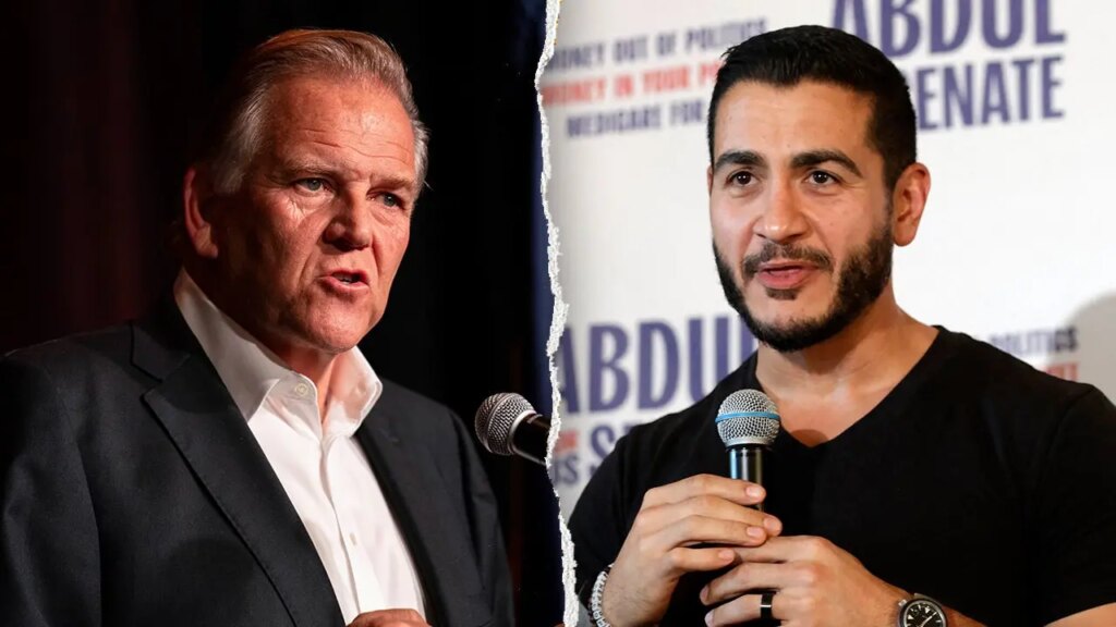 Michigan Senate candidate Mike Rogers accuses press of protecting El-Sayed