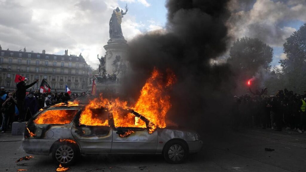 More marches as France's Macron vows no repeat of riots