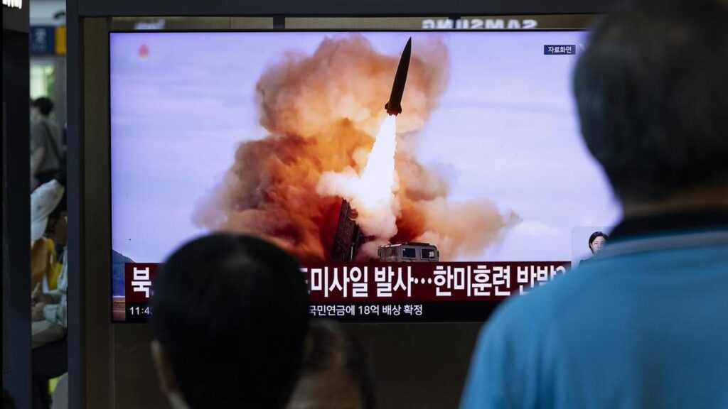 North Korea fires ballistic missile toward sea