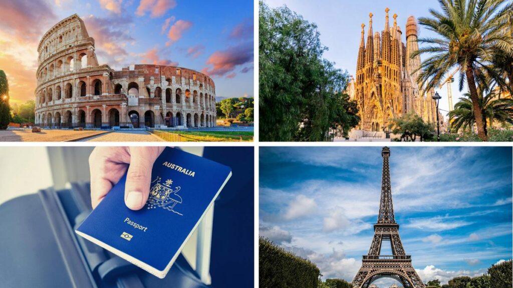European holidays are getting cheaper for Australian travellers as the Aussie dollar climbs against the Euro