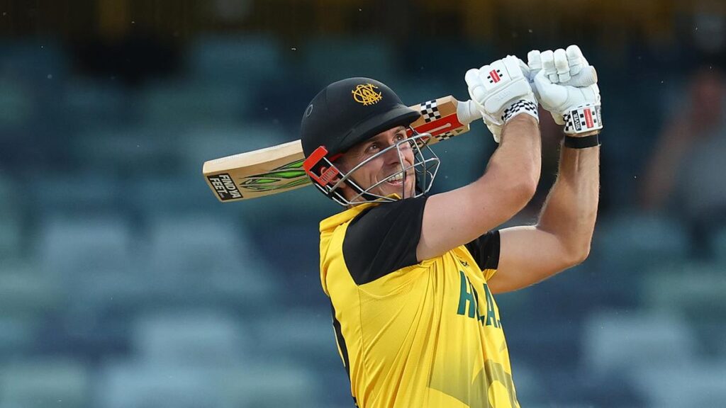 One-Day Cup: Mitch Marsh hammers 36 from 27 balls in return to Western Australia duties
