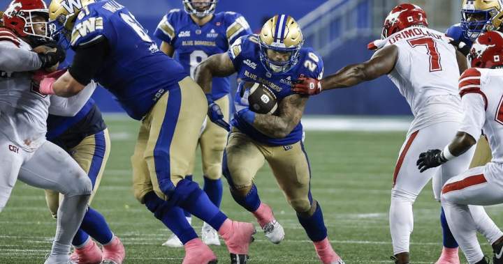 Bombers can secure CFL playoff spot with victory