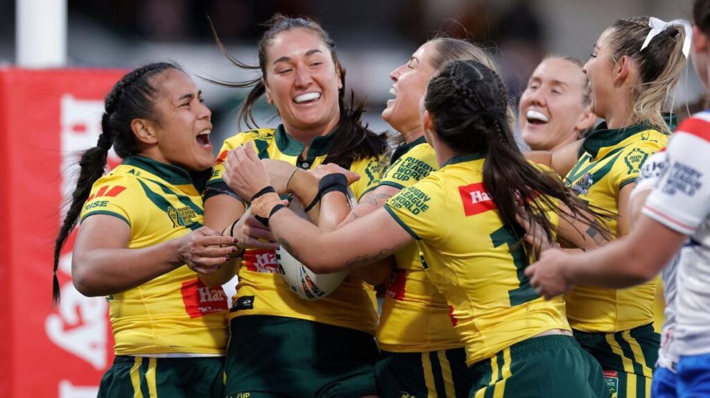 Jillaroos show no mercy in ruthless annihilation of England at Rugby League World Cup
