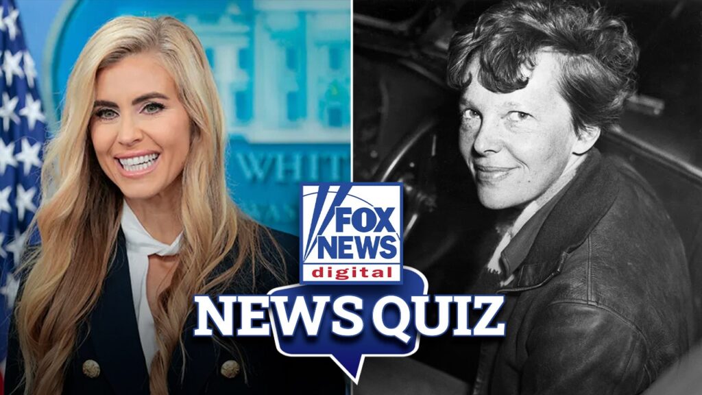 News Quiz: Trump’s press secretary, Amelia Earhart