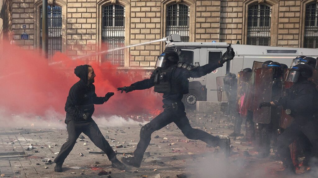 Macron says France protest concerns are being exploited politically