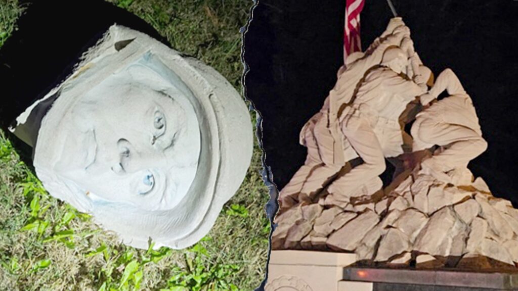 Man accused of beheading Marine figure on Iwo Jima monument granted bond