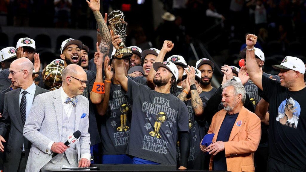 Knicks superfans name their newborn ‘Knickson Fyve’ to honor historic NBA championship run