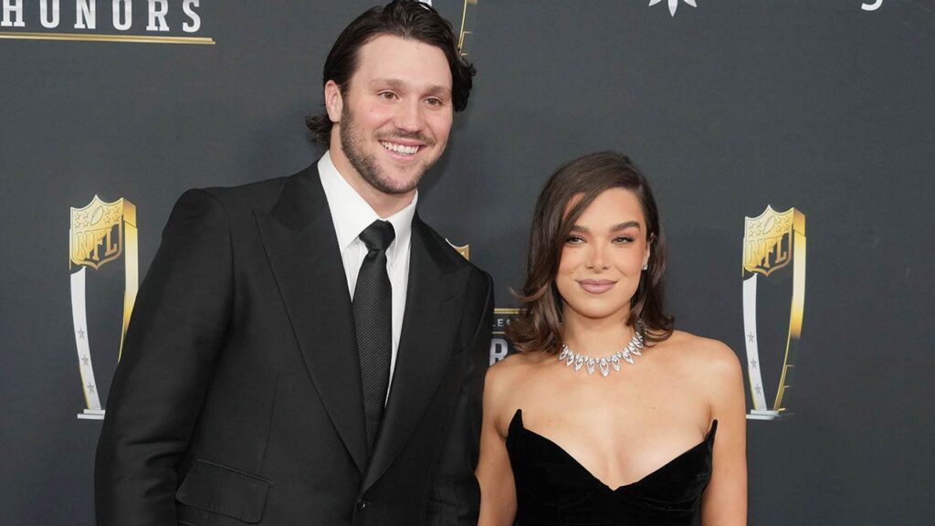 Josh Allen’s sweet Hailee Steinfeld moment caught on camera after the Bills’ thrilling overtime win