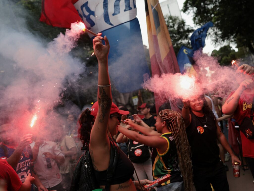 ‘No to the father, no to the son’: Thousands march in Rio against Bolsonaro | Elections News