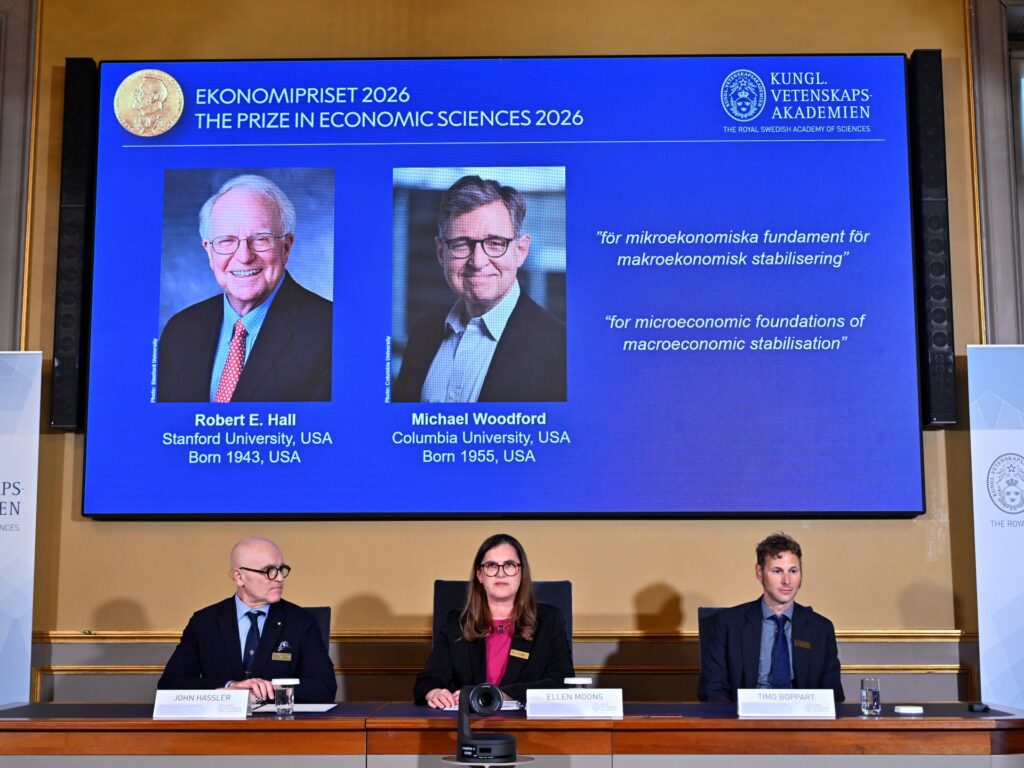 Nobel economics prize awarded to Robert Hall and Michael Woodford | Business and Economy News