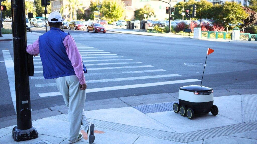 Retired professor arrested in Philadelphia for protesting delivery robot