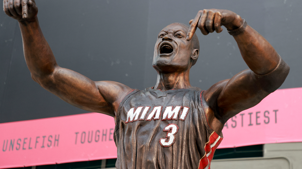 Miami Heat unveil ‘enhanced’ Dwyane Wade statue after original sculpture went viral for wrong reasons