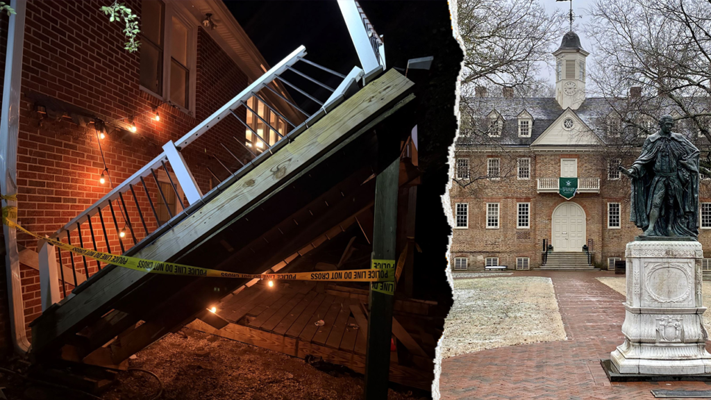 28 injured after deck collapses at college homecoming party