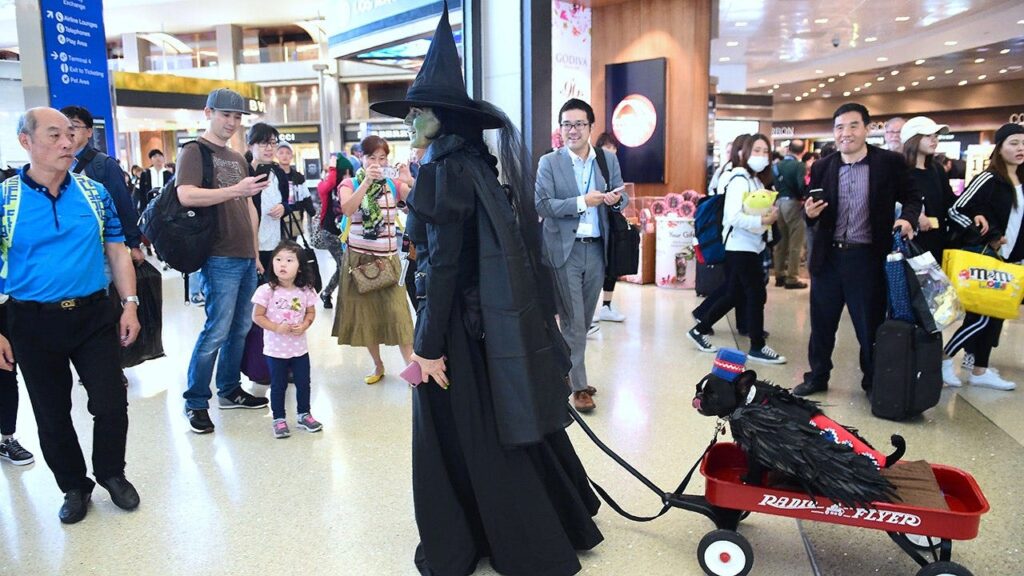 Halloween costumes and masks can delay airport security checks, TSA warns